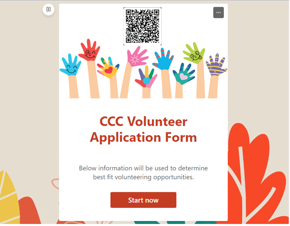 CCC Volunteer Form