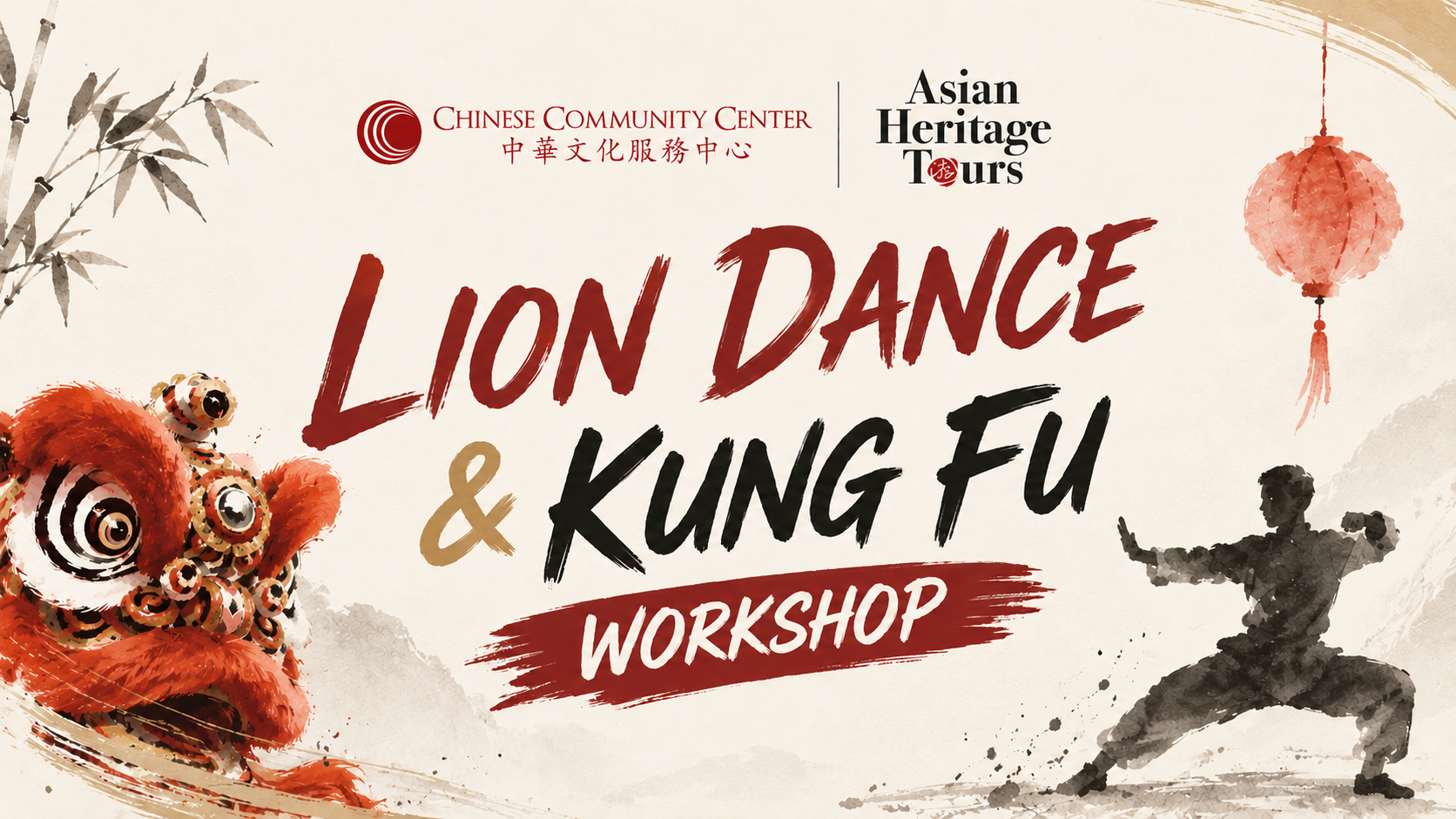 Lion Dance & Kung Fu Experience Workshop